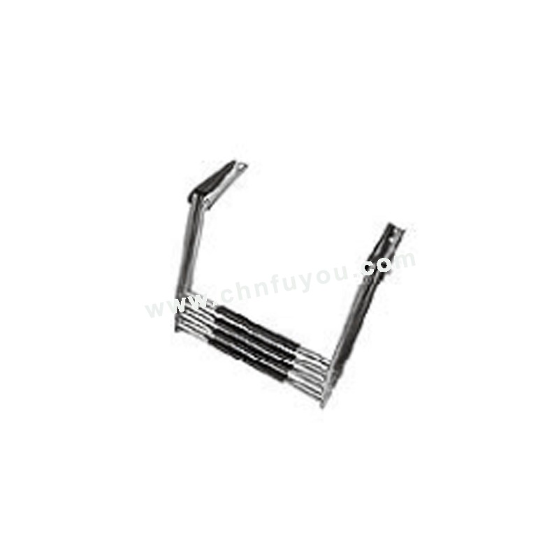 SS316 سلم قارب تلسكوبي ذو مداس عريض 3-4 خطوات