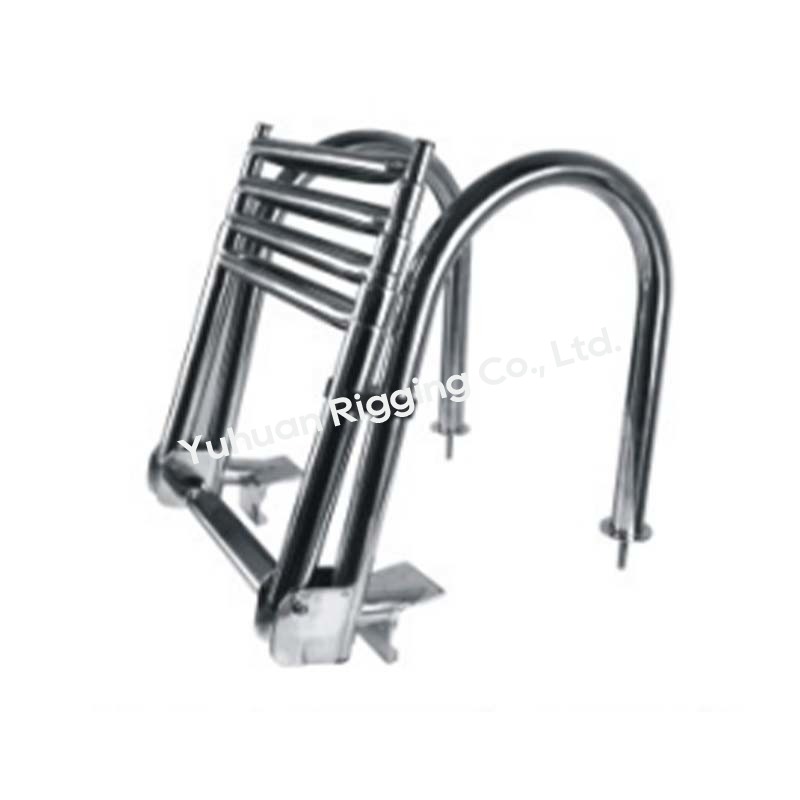 سلم قابل للطي ذو خطوة واسعة SS304
